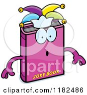 Surprised Jester Joke Book Mascot