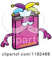 Poster, Art Print Of Depressed Jester Joke Book Mascot