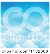 Poster, Art Print Of Blue Sky With Clouds Background 2