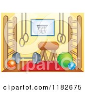 Poster, Art Print Of Gym Room With Equipment