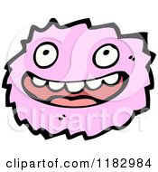 Cartoon Of A Furry Monster Royalty Free Vector Illustration