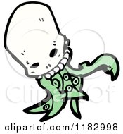 Poster, Art Print Of Skull Head Octopus Monster