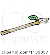 Cartoon Of An Arrow Royalty Free Vector Illustration