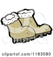 Cartoon Of Boots Royalty Free Vector Illustration