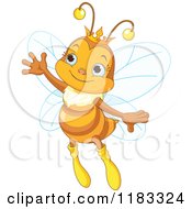 Cute Princess Bee Waving