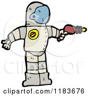 Cartoon Of An Astronaut Royalty Free Vector Illustration