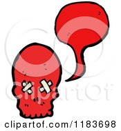 Poster, Art Print Of Red Skull Speaking