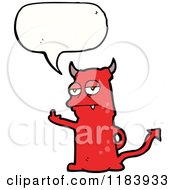 Poster, Art Print Of Red Devil Speaking
