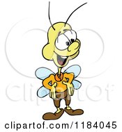 Poster, Art Print Of Happy Fly Smiling And Looking To The Side