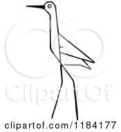 Poster, Art Print Of Sketched Black And White Bird 2