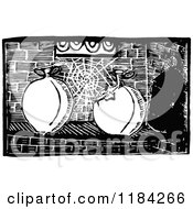 Clipart Of Retro Vintage Black And White John Gilpin Royalty Free Vector Illustration