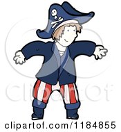 Poster, Art Print Of Boy In A Pirate Costume