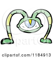 Cartoon Of A Cyclops Monster Royalty Free Vector Illustration
