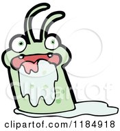 Cartoon Of A Slime Monster Royalty Free Vector Illustration