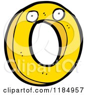 Cartoon Of The Number 0 Mascot Royalty Free Vector Illustration by lineartestpilot