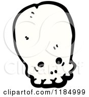 Cartoon Of A Skull Royalty Free Vector Illustration
