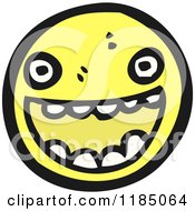 Poster, Art Print Of Round Face Character Smiling