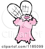 Cartoon Of A Fairy Costume Royalty Free Vector Illustration by lineartestpilot