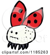 Cartoon Of An Insect With Ladybug Wings Royalty Free Vector Illustration