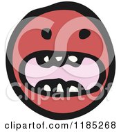 Cartoon Of A Round Face Character Royalty Free Vector Illustration