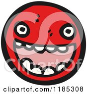 Poster, Art Print Of Round Face Character Smiling