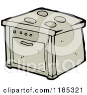 Cartoon Of A Cooking Stove Royalty Free Vector Illustration