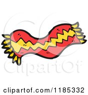 Cartoon Of A Magic Carpet Royalty Free Vector Illustration by lineartestpilot