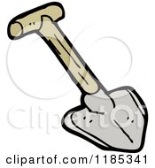 Poster, Art Print Of Shovel With A Wooden Handle