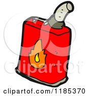 Cartoon Of A Gas Can Royalty Free Vector Illustration