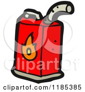 Cartoon Of A Gas Can Royalty Free Vector Illustration by lineartestpilot
