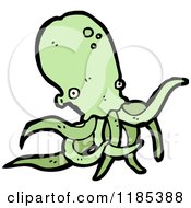 Cartoon Of An Octopus Royalty Free Vector Illustration