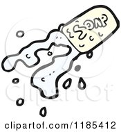 Cartoon Of A Bar Of Soap Royalty Free Vector Illustration