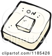 Cartoon Of A Light Switch Royalty Free Vector Illustration by lineartestpilot