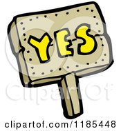 Sign Of The Word Yes