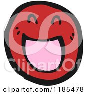 Poster, Art Print Of Round Face Character Smiling