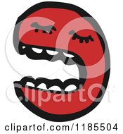 Cartoon Of A Round Face Character Royalty Free Vector Illustration