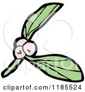 Clipart Of A Wildflower Royalty Free Vector Illustration by lineartestpilot