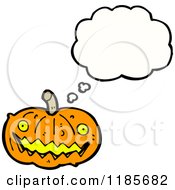 Poster, Art Print Of Jack-O-Lantern Thinking