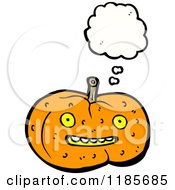 Poster, Art Print Of Jack-O-Lantern Thinking