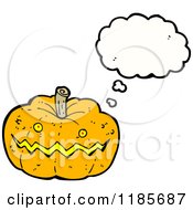 Poster, Art Print Of Jack-O-Lantern Thinking