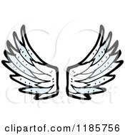 Cartoon of a Bird Wing - Royalty Free Vector Illustration by