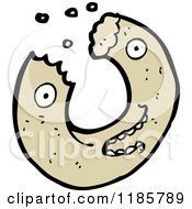 Poster, Art Print Of Half Eaten Donut Or Bagel