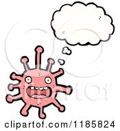 Poster, Art Print Of Microbe Thinking