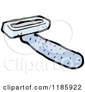 Cartoon Of A Razor Royalty Free Vector Illustration by lineartestpilot