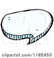 Cartoon Of A Speech Bubble Royalty Free Vector Illustration by lineartestpilot