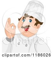 Poster, Art Print Of Happy Male Chef Gesturing Okay