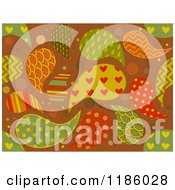 Poster, Art Print Of Seamless Background Of Patterned Paisleys