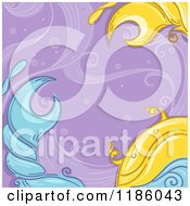 Poster, Art Print Of Crab Cancer Horoscope Zodiac Background