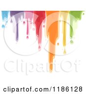 Poster, Art Print Of Dripping Colorful Paint