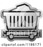 Poster, Art Print Of Silver Mining Cart Icon